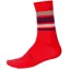 Endura BaaBaa Merino Stripe Socks Pomegranate